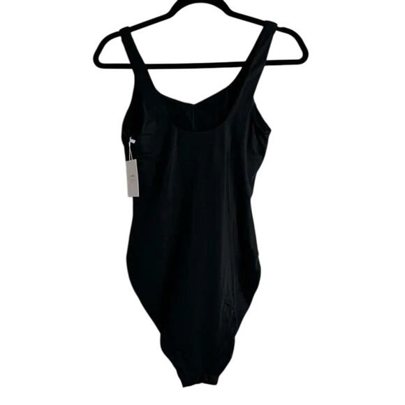 NWT Andie Swim The Marbella One Piece Swimsuit Scoop Neck Removable Pads S Black - Picture 6 of 15